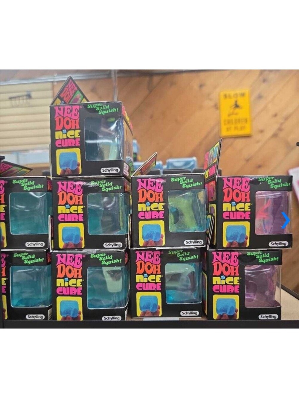 Authentic Needoh Nice Cube Super Solid Squish Toy